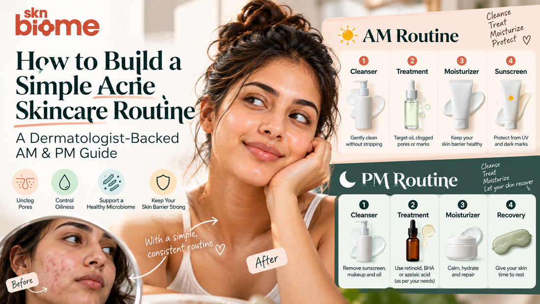 How to Build a Simple Acne Skincare Routine: A Dermatologist-Backed AM & PM Guide