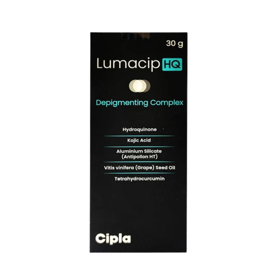 Lumacip HQ depigmenting complex cream for melasma and dark spots | Skn Biome