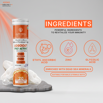 Adonis ADBOOST PRO ACTIVE Effervescent Tablets