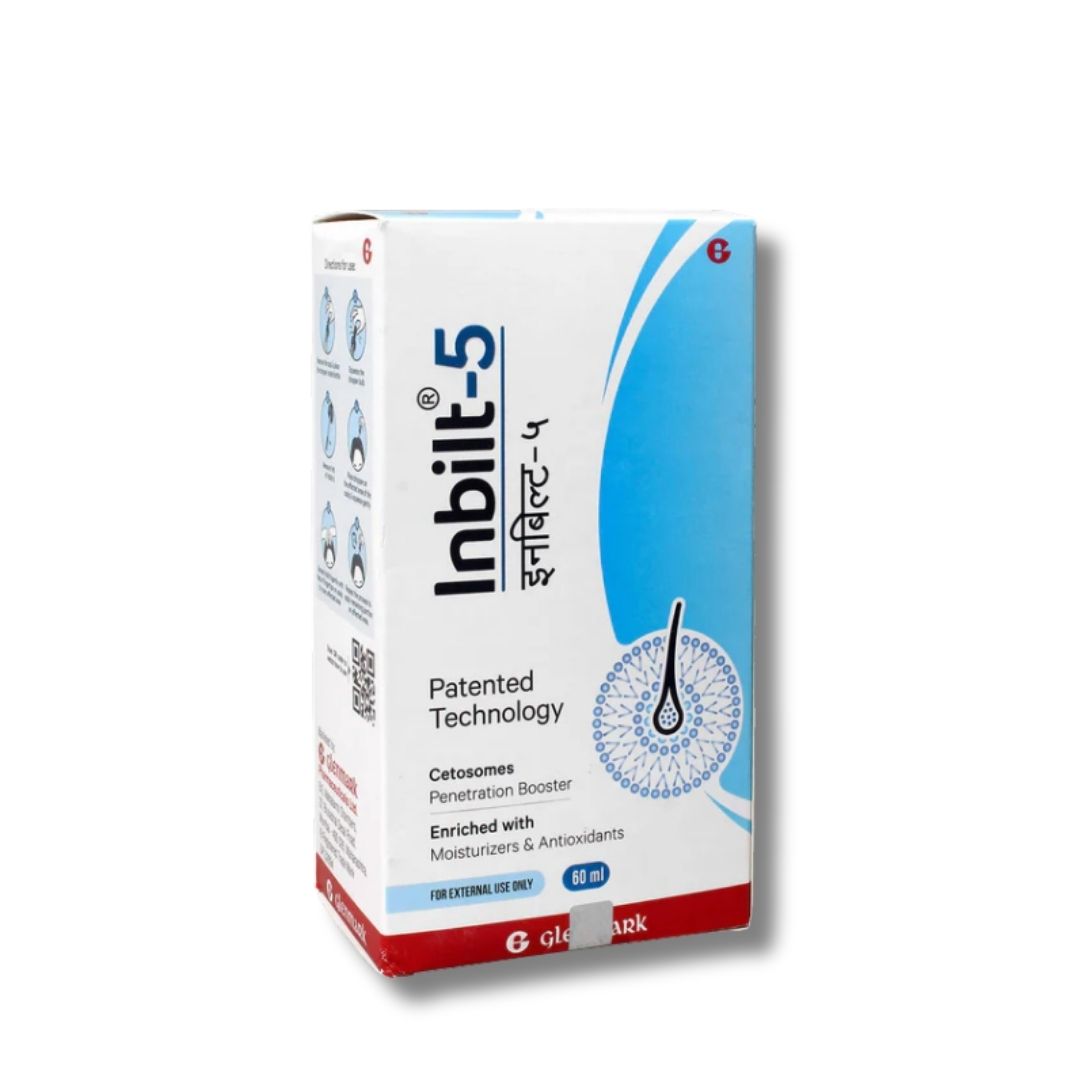 Inbilt 5% Minoxidil Solution for Hair Regrowth – Skn Biome