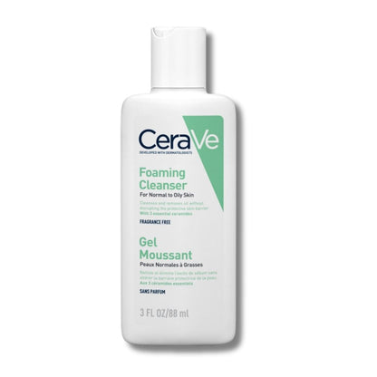 CeraVe Foaming Facial Cleanser 236ml, included in the SknBiome Bhai Dooj Kit for Him