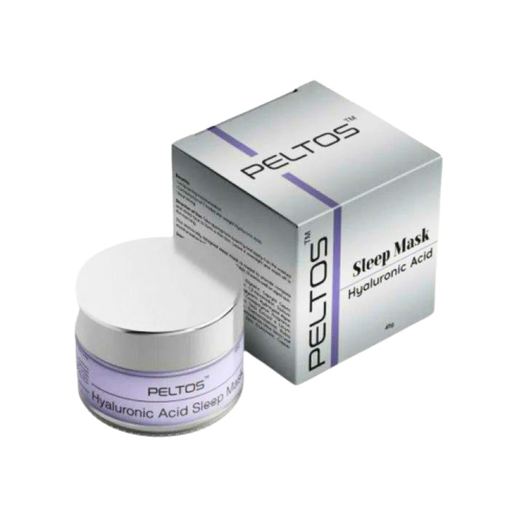 Peltos Hyaluronic Acid Sleep Mask 45g, included in the SknBiome Bridal Glow Countdown Kit