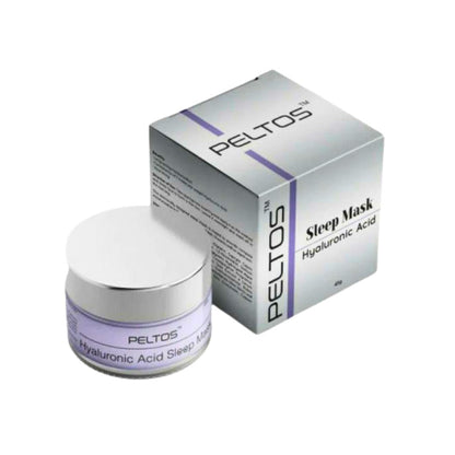 Peltos Hyaluronic Acid Sleep Mask 45g, included in the SknBiome Bridal Glow Countdown Kit