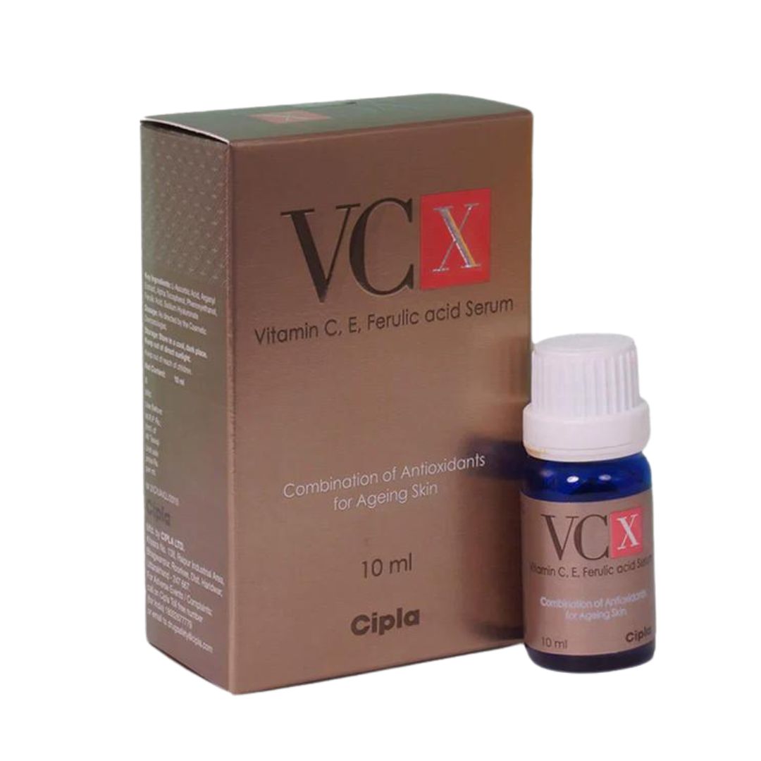 Cipla VCX+ Serum 20ml, included in the SknBiome Bridal Glow Countdown Kit