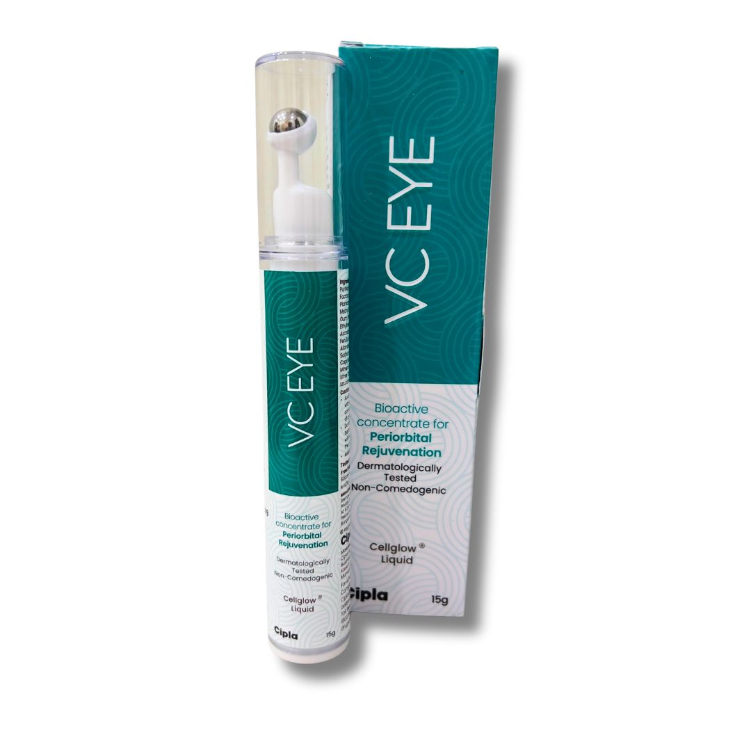 Cipla VC Eye Cellglow Liquid 15g, included in the SknBiome Bridal Glow Countdown Kit