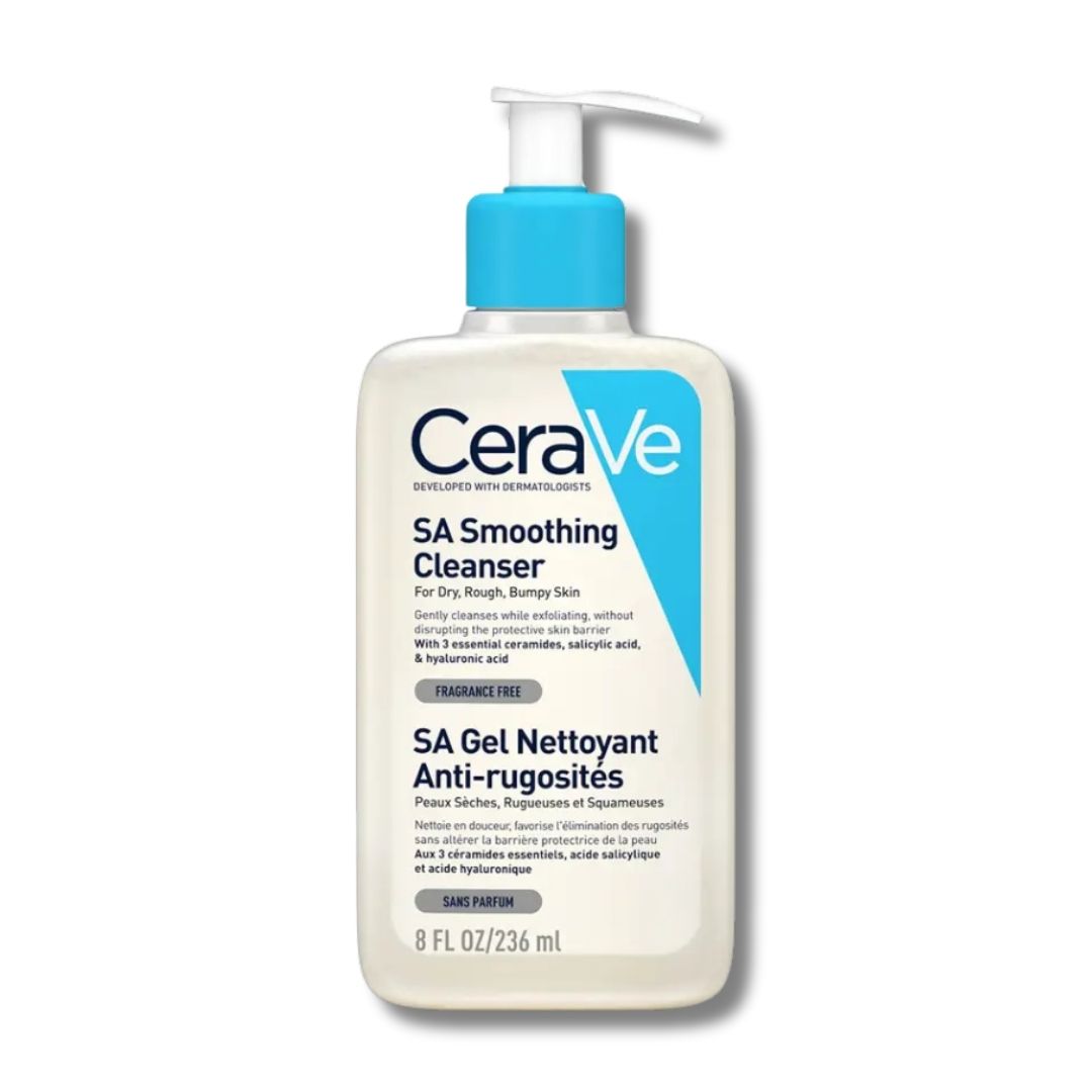 CeraVe SA Smoothing Cleanser – Exfoliating Cleanser with Salicylic Acid (236 ml)