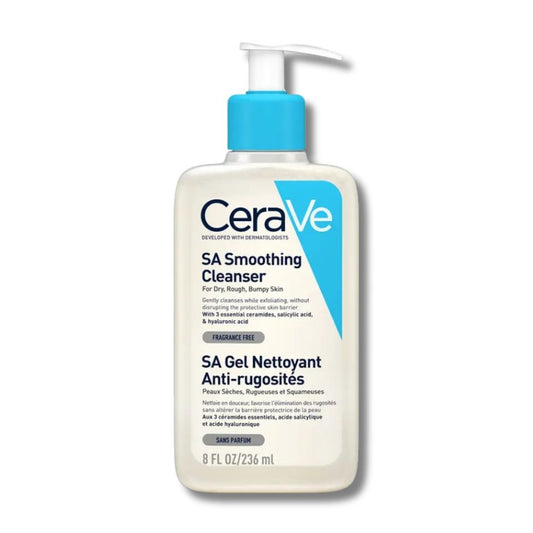 CeraVe SA Smoothing Cleanser – Exfoliating Cleanser with Salicylic Acid (236 ml)