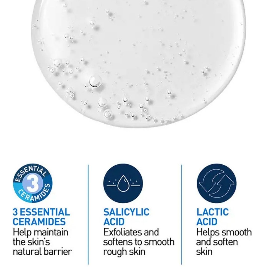 CeraVe SA Smoothing Cleanser – Exfoliating Cleanser with Salicylic Acid (236 ml)