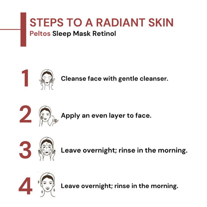 Peltos Retinol Sleep Mask