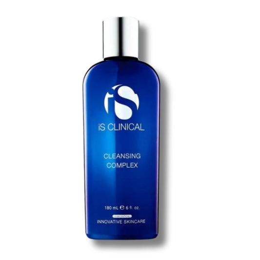 iS Clinical Cleansing Complex pump bottle – professional deep-pore exfoliating gel cleanser