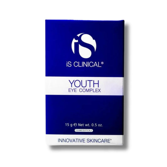 iS Clinical Youth Eye Complex cream jar – retinol and growth factor anti-aging eye treatment
