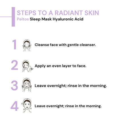 Peltos Hyaluronic Acid Sleep Mask