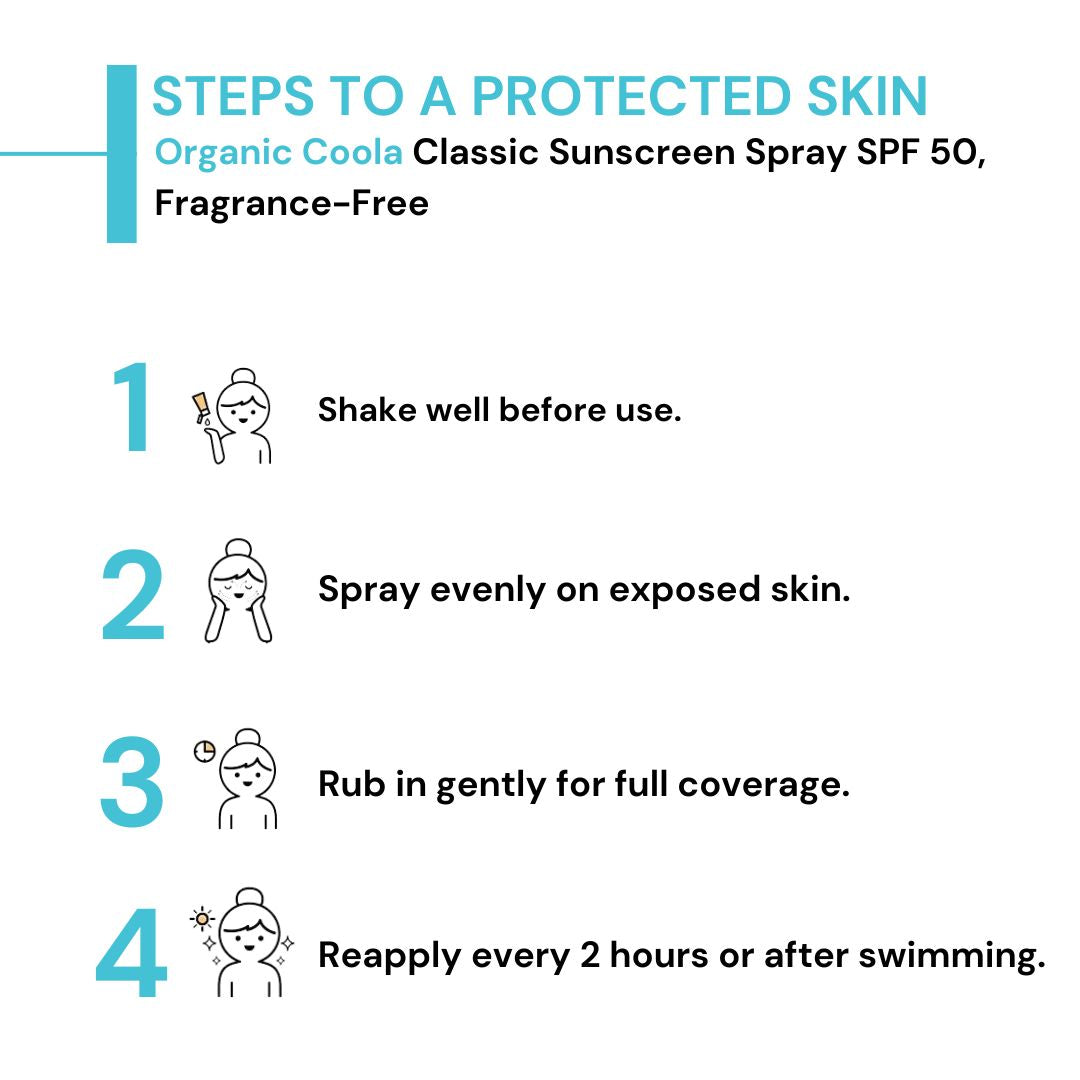 Organic Coola Classic Sunscreen Spray SPF 50