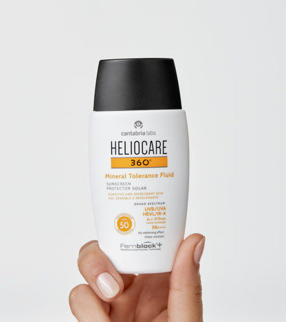 Heliocare 360 Mineral Tolerance Fluid Sunscreen SPF 50 PA++++
