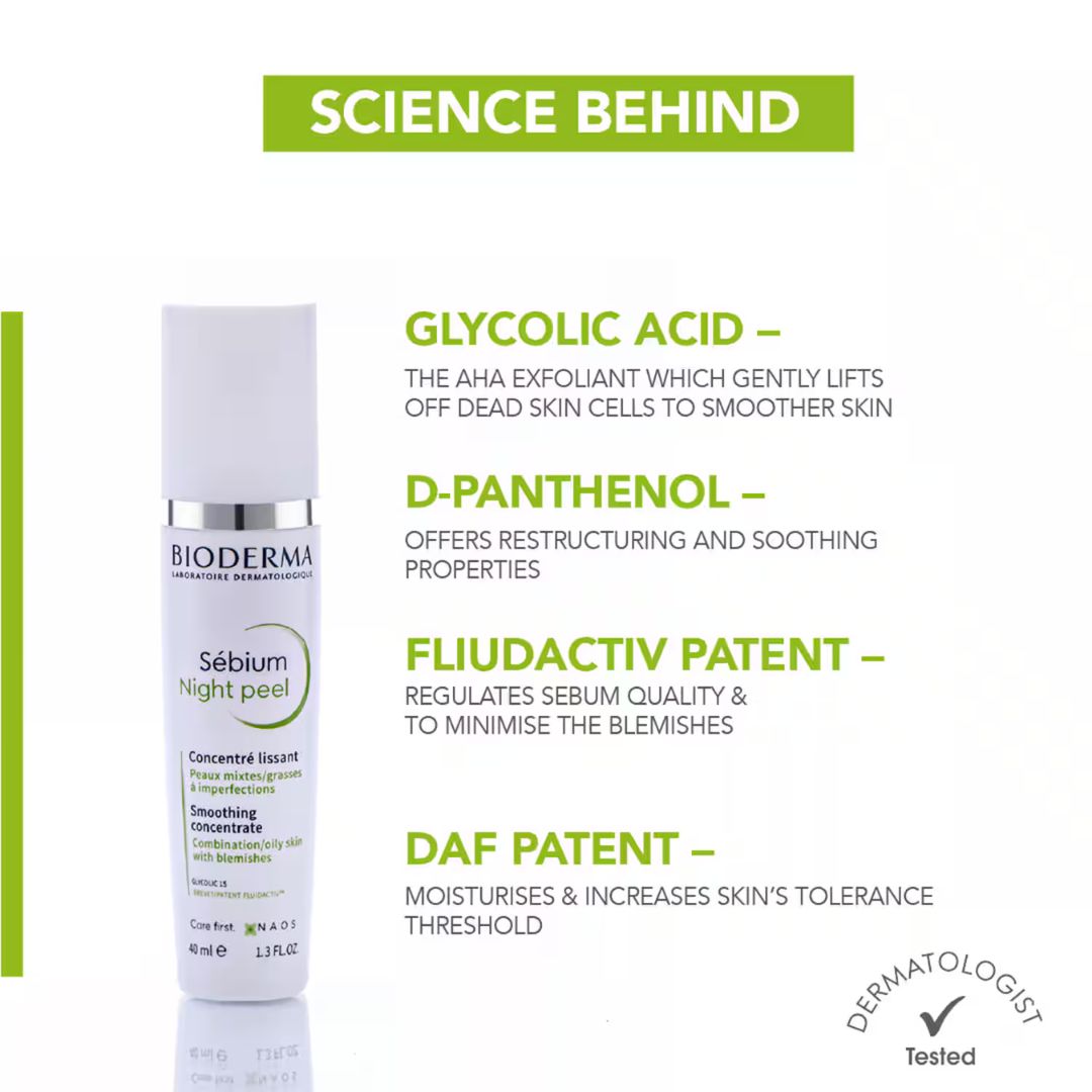 Bioderma Sebium Smoothing Concentrate Night Peel