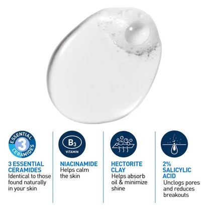 CeraVe Blemish Control Cleanser with Salicylic Acid for Acne – Skn Biome