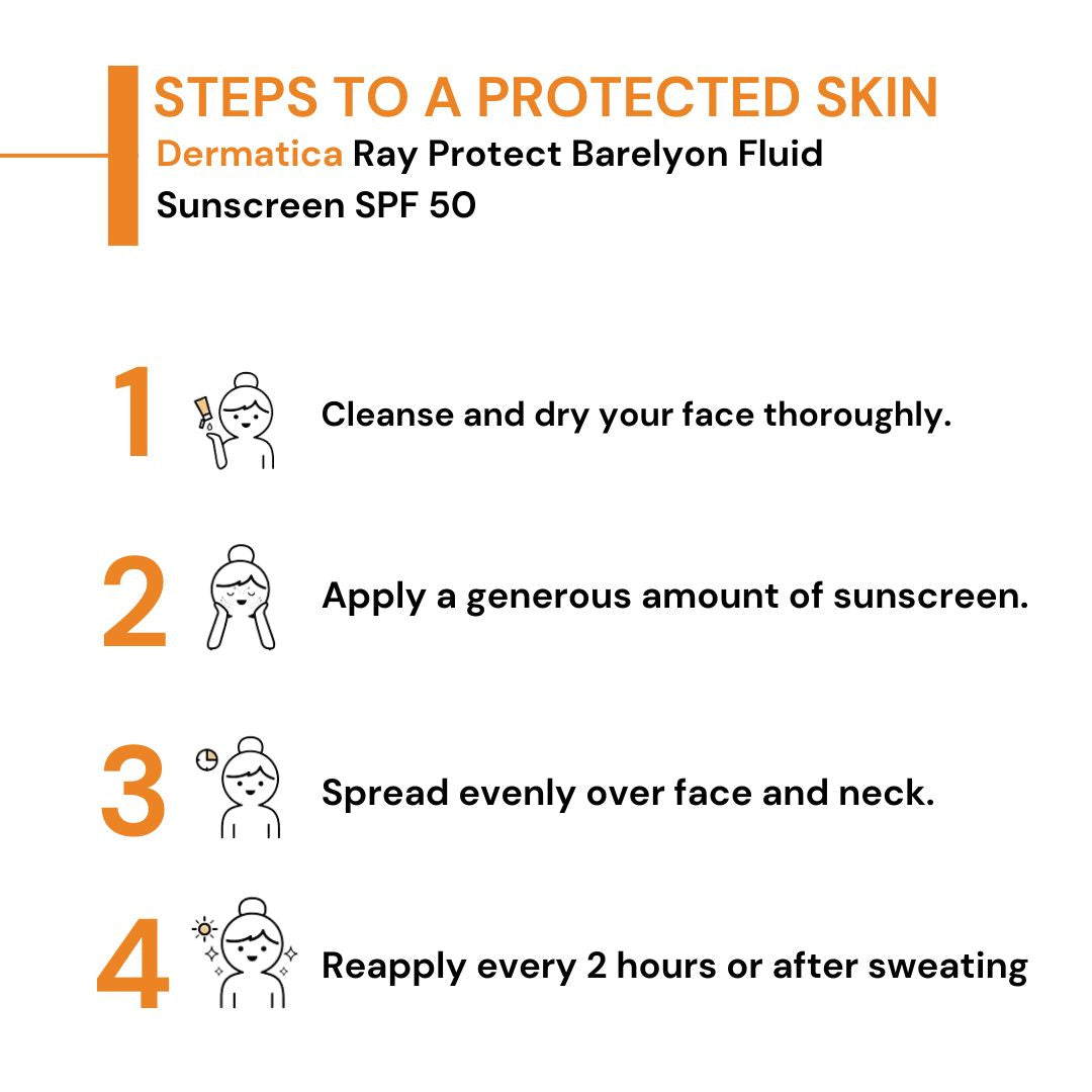 Dermatica Ray Protect Barelyon Fluid Sunscreen SPF 50