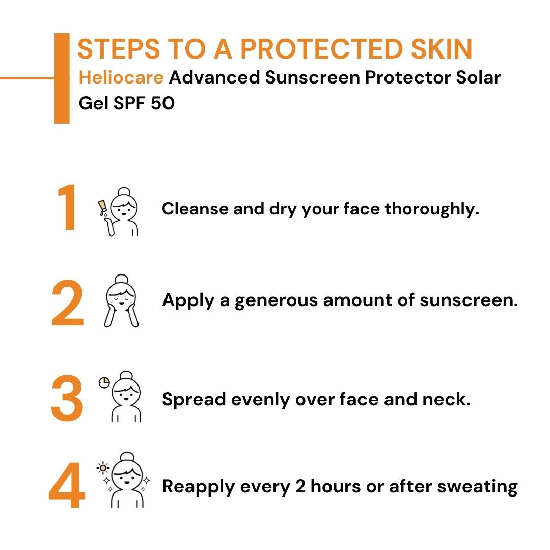 Heliocare Advanced Sunscreen Protector Solar Gel SPF 50