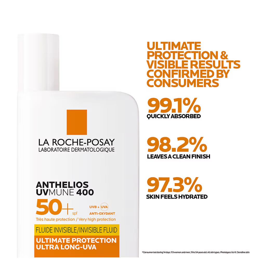 La Roche-Posay Anthelios UVMUNE 400 Invisible Fluid Sunscreen SPF 50+
