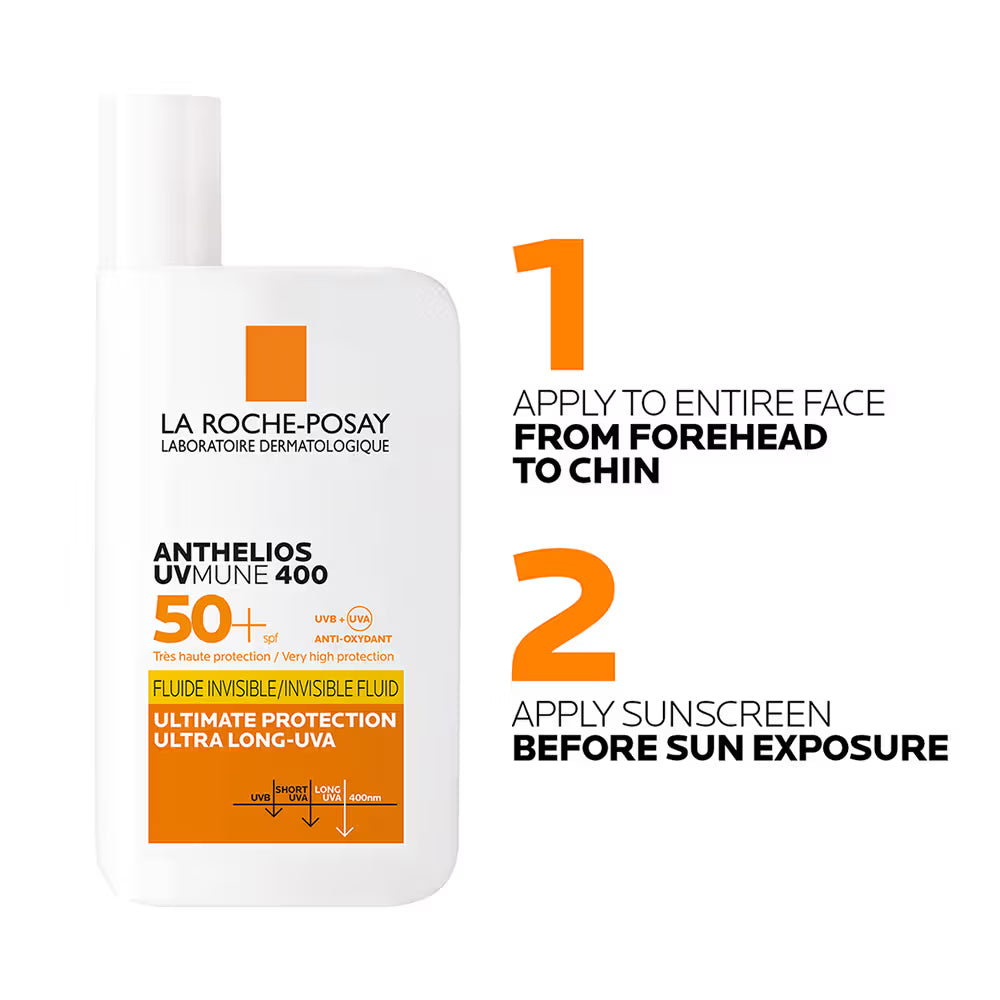 La Roche-Posay Anthelios UVMUNE 400 Invisible Fluid Sunscreen SPF 50+