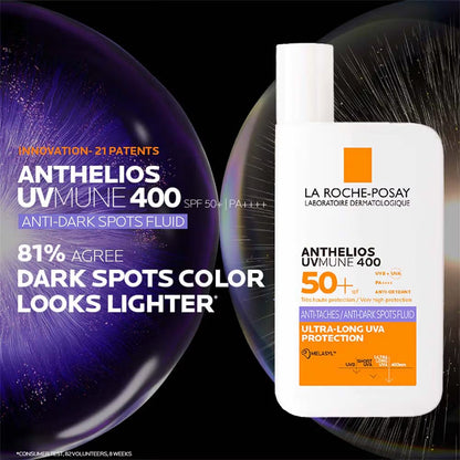 La Roche-Posay Anthelios UVMUNE400 Anti-Dark Spot Fluid SPF50+ Sunscreen (50ml)