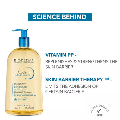 Bioderma Atoderm Soothing Lipid-Replenishing Cleansing Oil