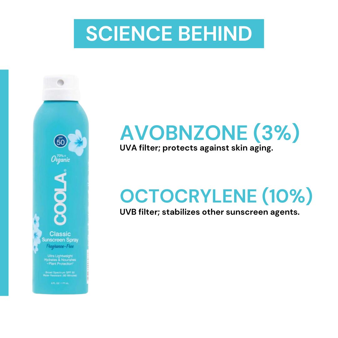 Organic Coola Classic Sunscreen Spray SPF 50