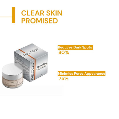 Peltos Niacinamide Sleep Mask