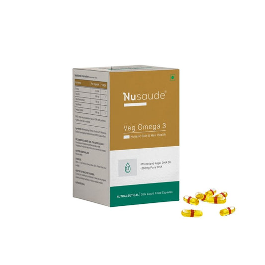 Nusaude Veg Omega 3 Nutraceutical Liquid Filled Capsule