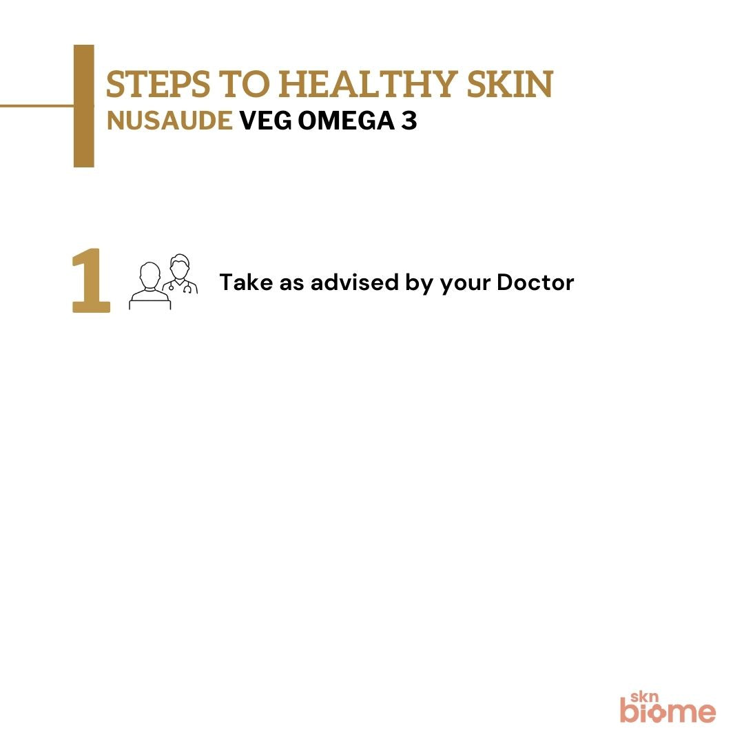 Nusaude Veg Omega 3 Nutraceutical Liquid Filled Capsule