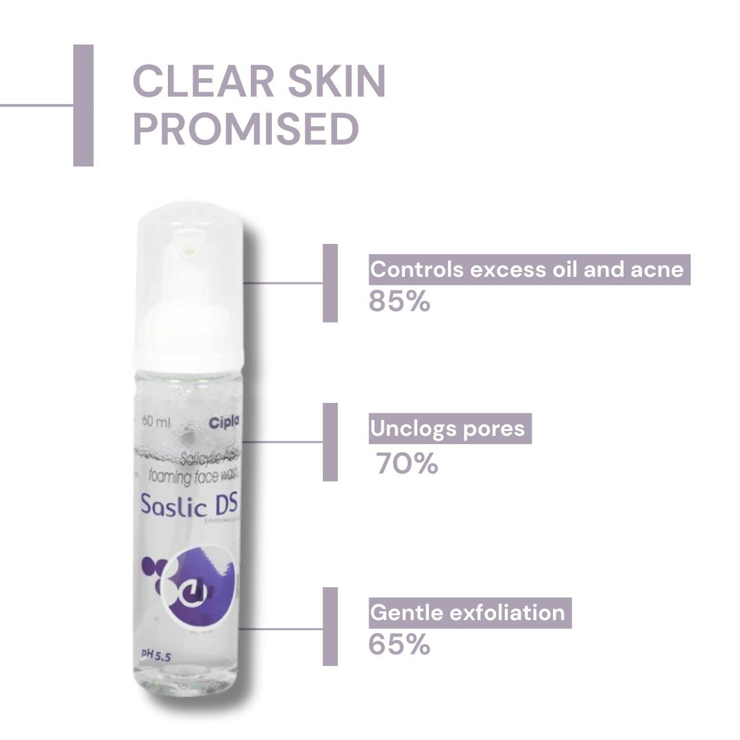 Saslic DS Foaming Face Wash
