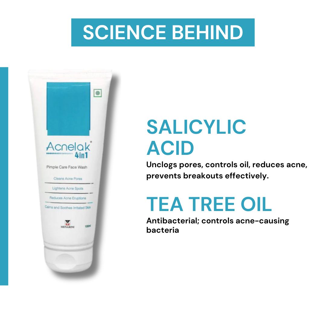 Acnelak 4 in1 Pimple Care Face Wash