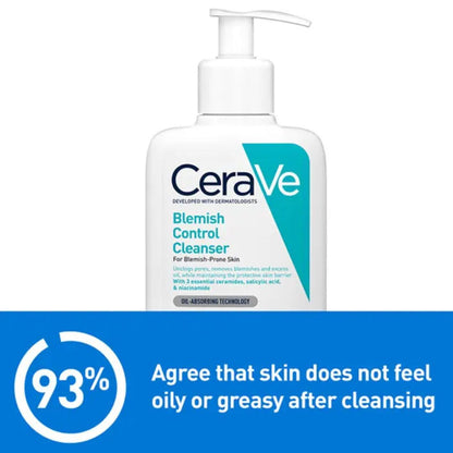 CeraVe Blemish Control Cleanser with Salicylic Acid for Acne – Skn Biome