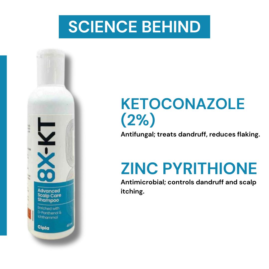 8X-KT Advanced Scalp Care Shampoo – Skn Biome