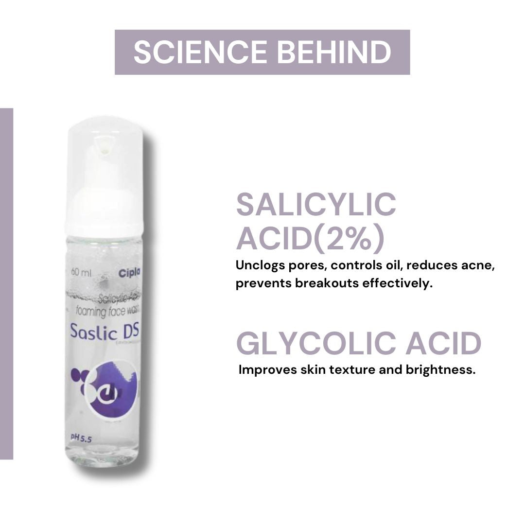 Saslic DS Foaming Face Wash