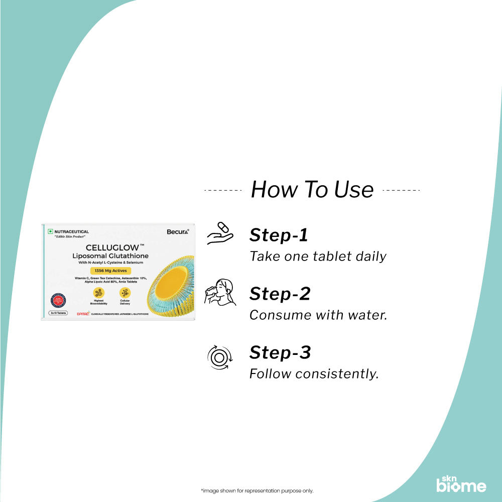 Becura Celluglow Glutathione Tablets