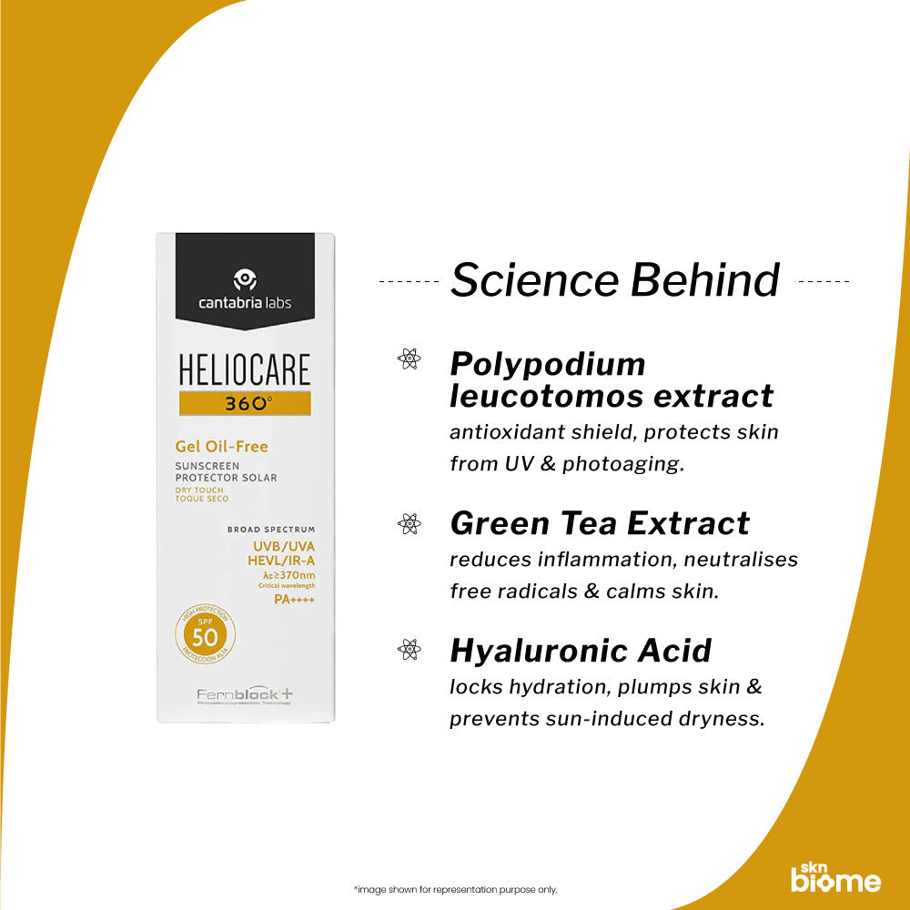 Heliocare 360 Gel Oil-Free Sunscreen SPF 50/PA++++