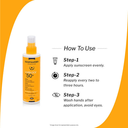 ISIS Pharma UVE Block Spray Sunscreen SPF 50+ PA++++