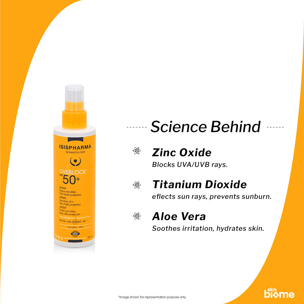 ISIS Pharma UVE Block Spray Sunscreen SPF 50+ PA++++