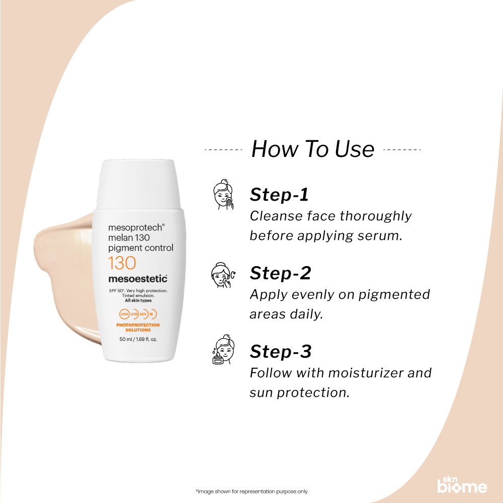 Mesoestetic Mesoprotech Melan 130+ Pigment Control Sunscreen