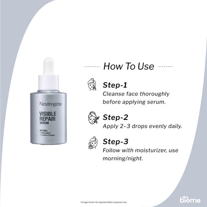 Neutrogena Visible Repair Serum With Retinol